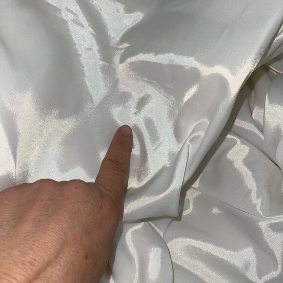 Venesha Vintage Womens Jacket Size L Cream Cardigan Pearl Applique Embellished - Picture 11 of 11